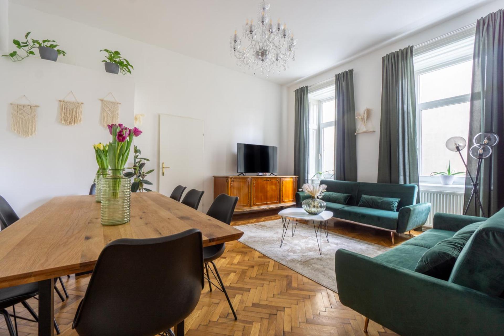 Central Apartment In Viennese Old Building Viena Exterior foto